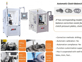 JP Automatic Clutch Balancing and Correction Machine