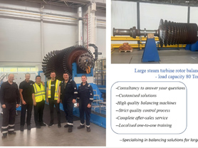 Dynamic Balancing Machine solutions for large rotating products for 20 years