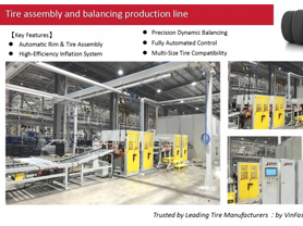 Линия по сборке шин и колес JP во Вьетнаме